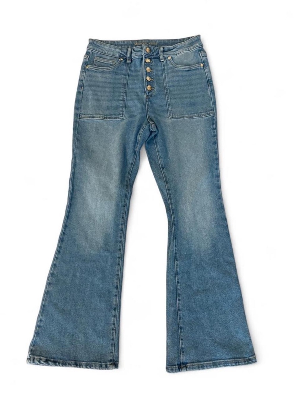 Michael Kors Classic High-Rise Flared Women's Jeans - Blue